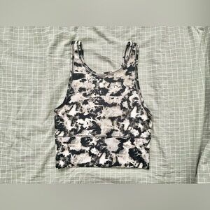 Lululemon everlux power pivot tank 6 Dispersed Light Raw Linen Multi